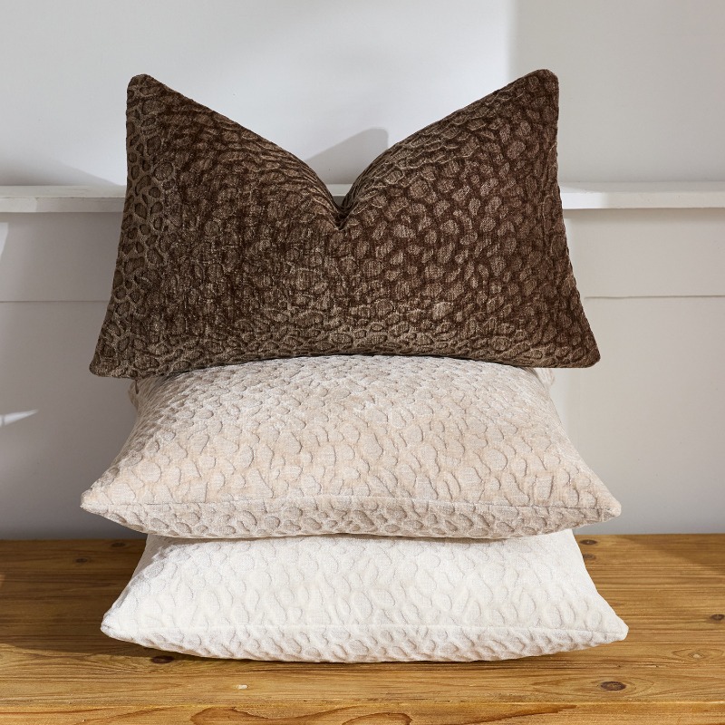Embroidery Pashmina - 2PCS Sarung Bantal Bordir 3D Timbul