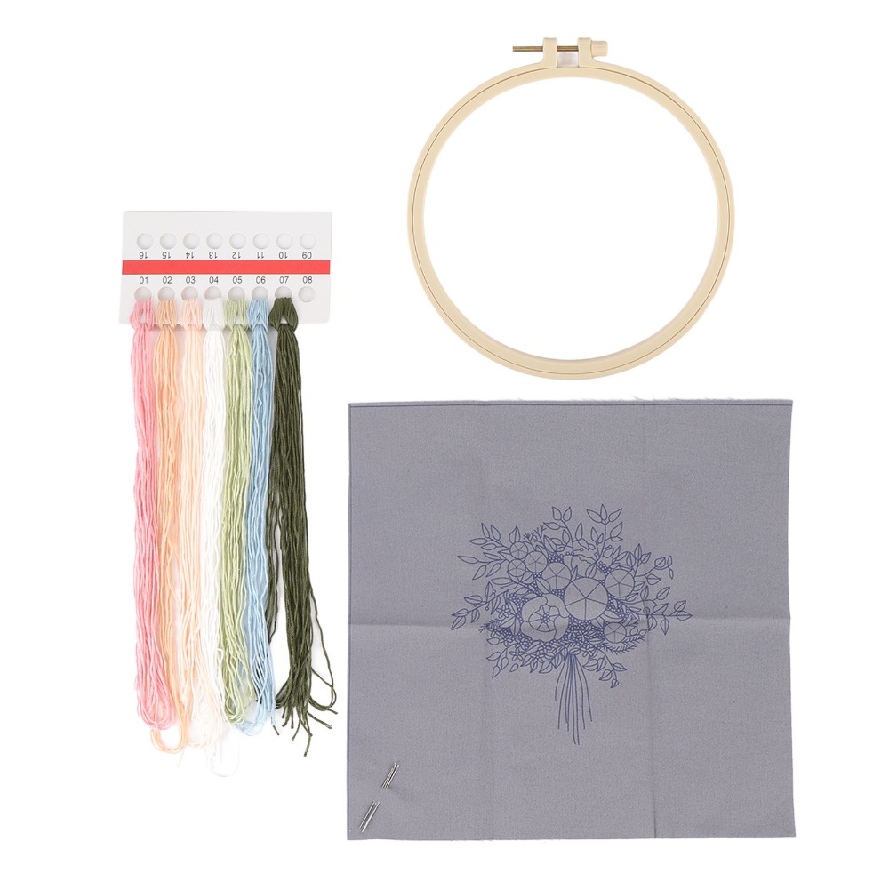 Embroidery Design Patterns Flowers - Kit Bordir Pola Cetak 3D Desain
