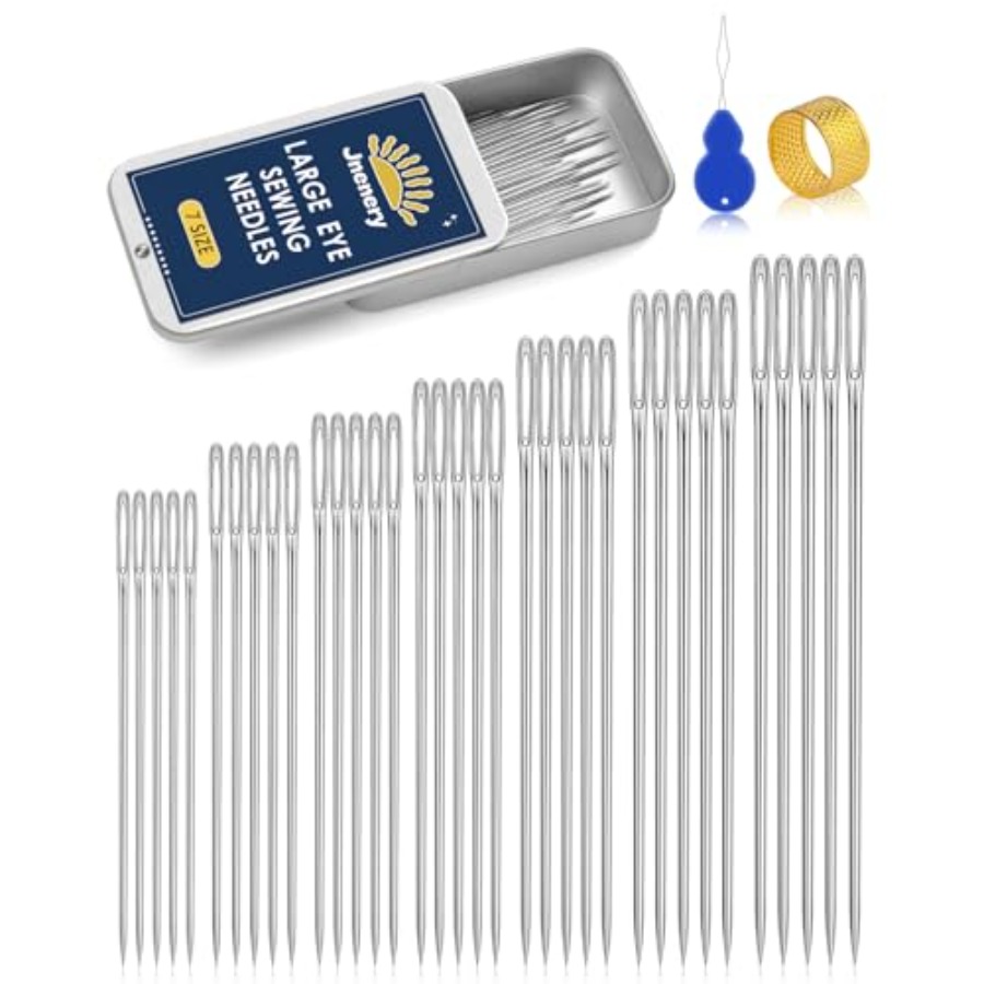 Embroidery Needles - Jarum Jahit Mata Besar, 7 Ukuran