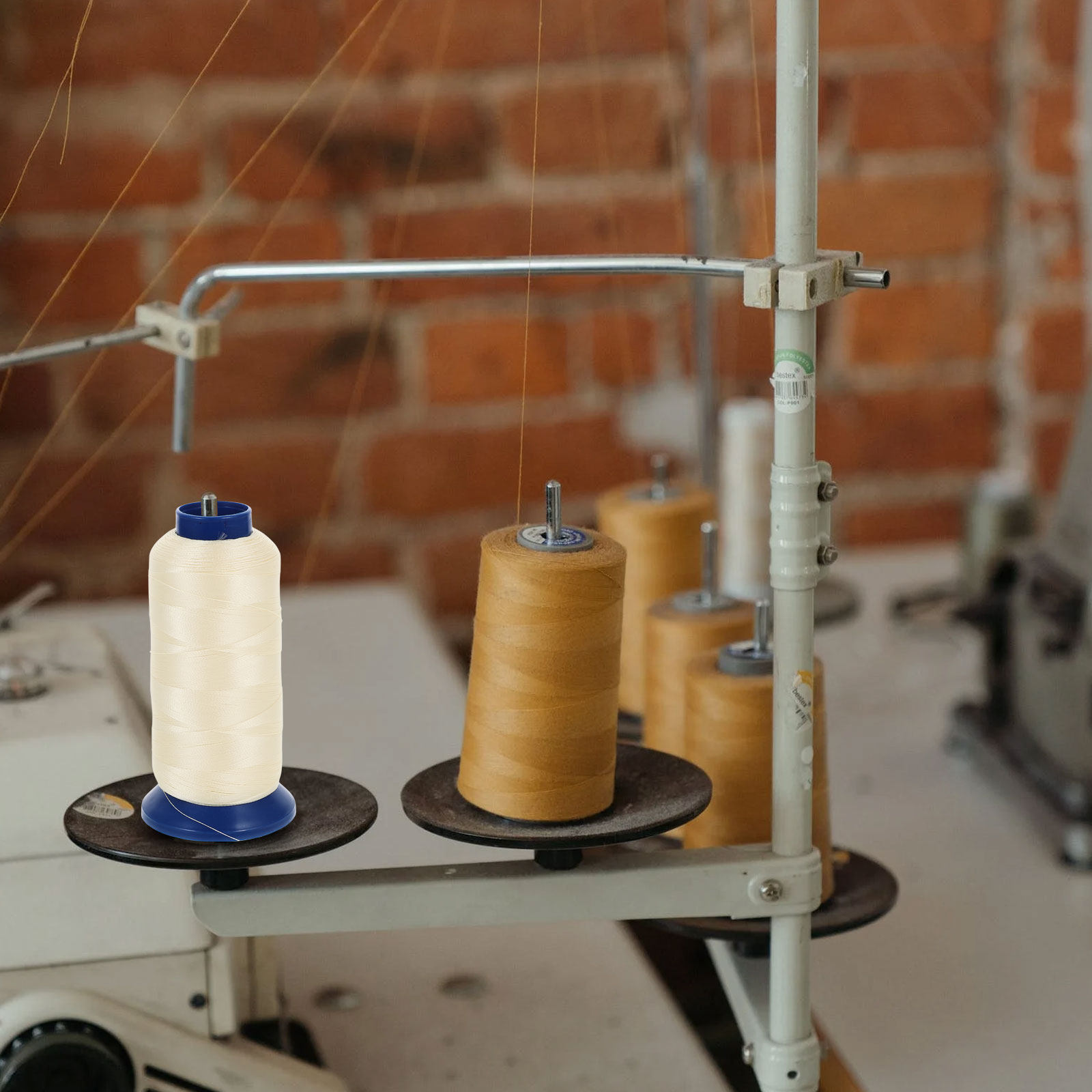 Benang Jahit Bercahaya Biru Mu - Embroidery Stitch ulasan dan harga