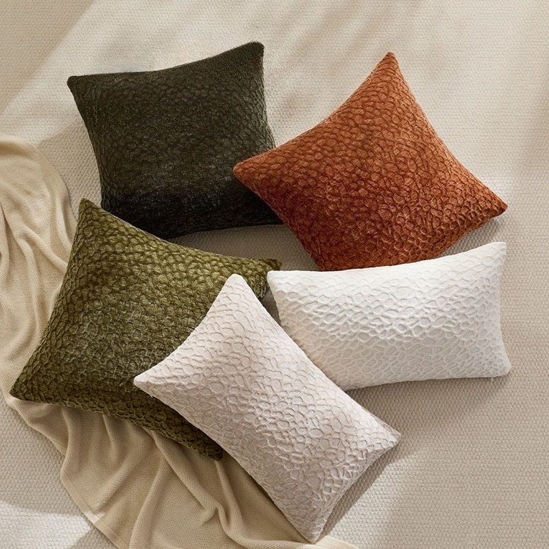 2PCS Sarung Bantal Bordir 3D T - Embroidery Pashmina ulasan dan harga