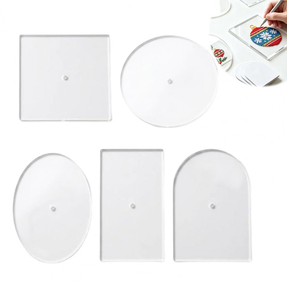5PCS Set Template Bordir Akril - Embroidery Diy ulasan dan harga