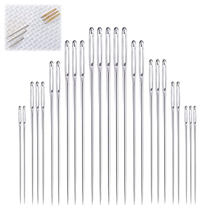 Jarum Jahit Mata Besar, Jarum  - Embroidery Needles ulasan dan harga