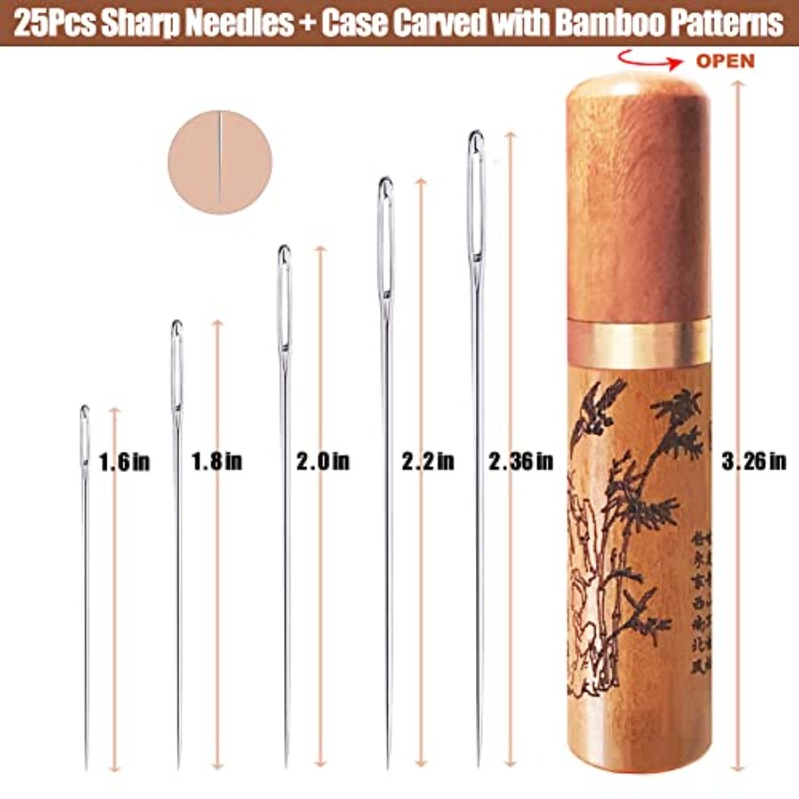 Jarum Jahit Mata Besar, Jarum  - Embroidery Needles ulasan dan harga
