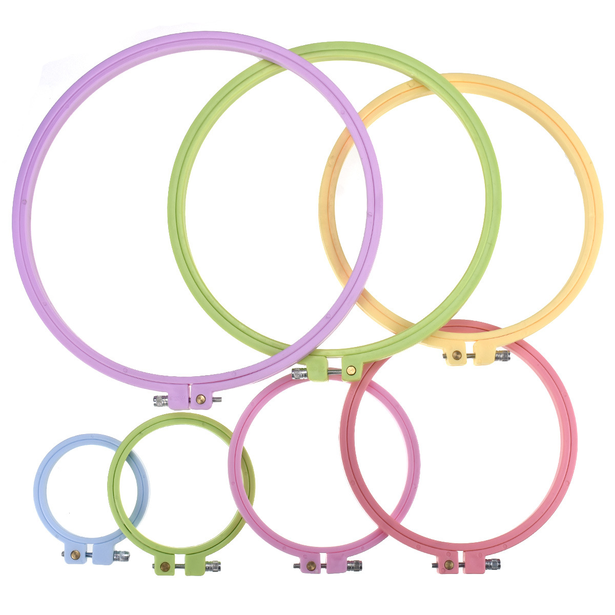 1/7 Buah 7-25Cm Lingkaran Sula - Embroidery Frame ulasan dan harga