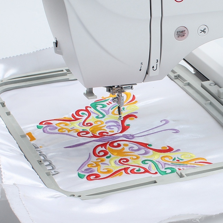 Mesin bordir mini rumahan komp - Embroidery Chain Stitch ulasan dan harga