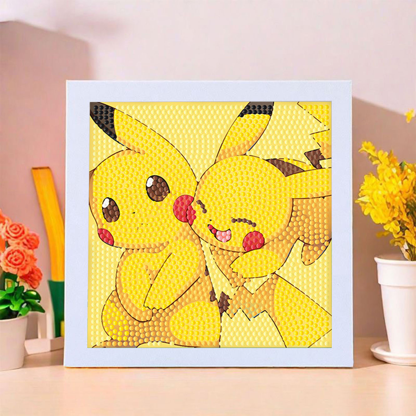 Keeppley & Pokemon Crystal Dia - Embroidery Frame ulasan dan harga