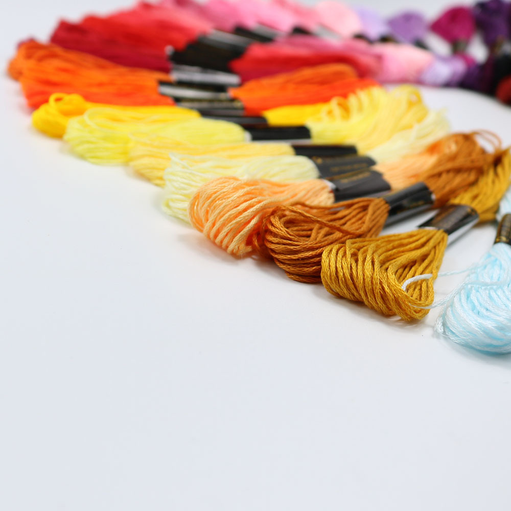 Benang jahit silang 50 warna t - Embroidery Stitch ulasan dan harga