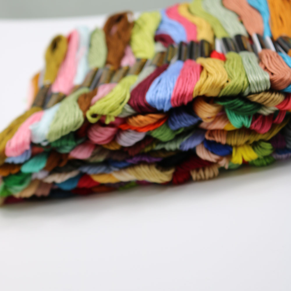 Benang jahit silang 50 warna t - Embroidery Stitch ulasan dan harga
