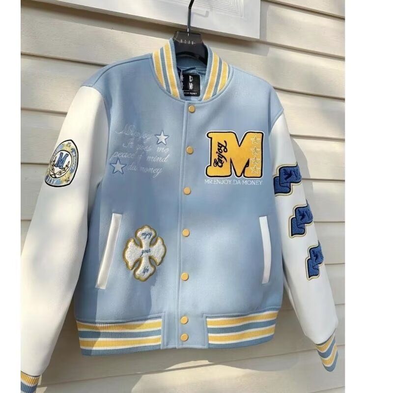 Jaket wanita bergaya Amerika,  - Embroidery Design Patterns Flowers ulasan dan harga