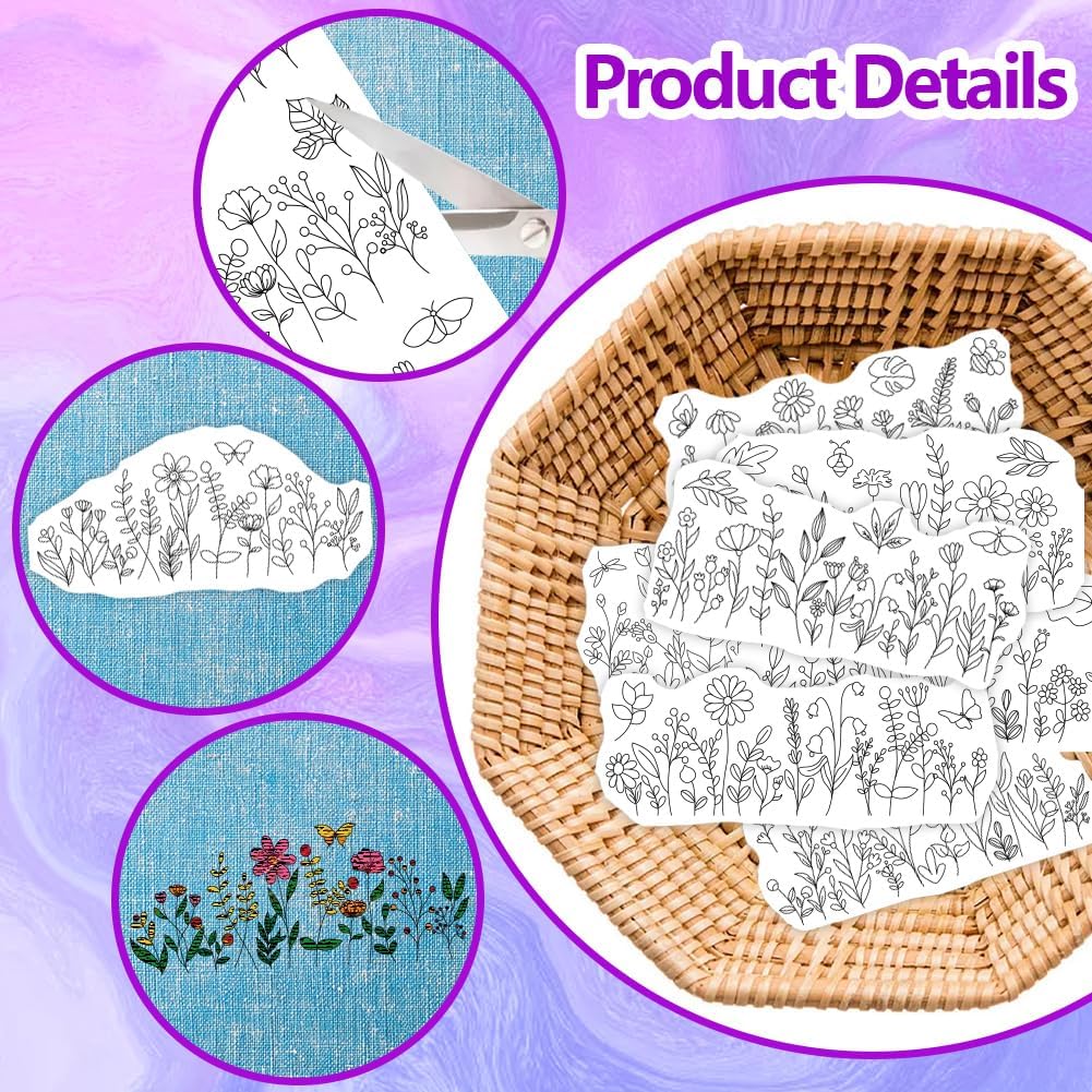 Stabilisator Pola Bordir yang  - Embroidery Design Patterns Flowers ulasan dan harga