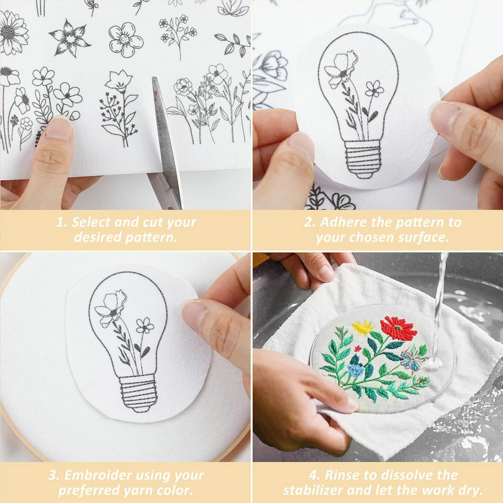 Stabilisator Pola Bordir yang  - Embroidery Design Patterns Flowers ulasan dan harga