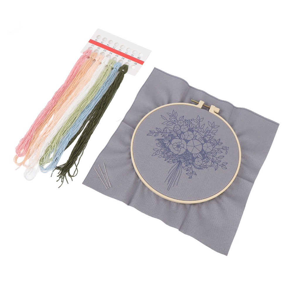 Kit Bordir Pola Cetak 3D Desai - Embroidery Design Patterns Flowers ulasan dan harga