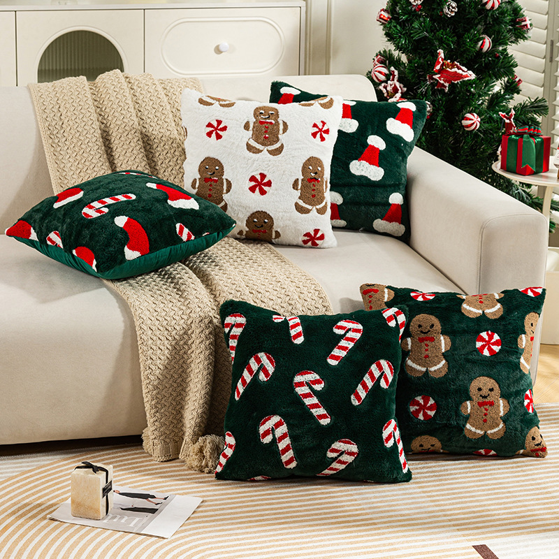 Sarung Bantal Natal Berbahan P - Embroidery Pashmina ulasan dan harga