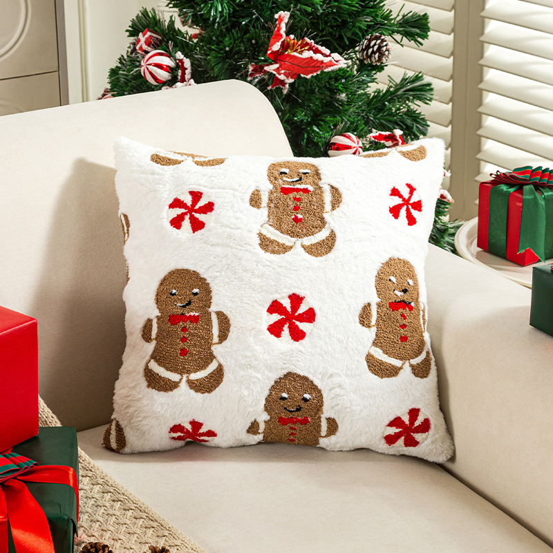 Sarung Bantal Natal Berbahan P - Embroidery Pashmina ulasan dan harga