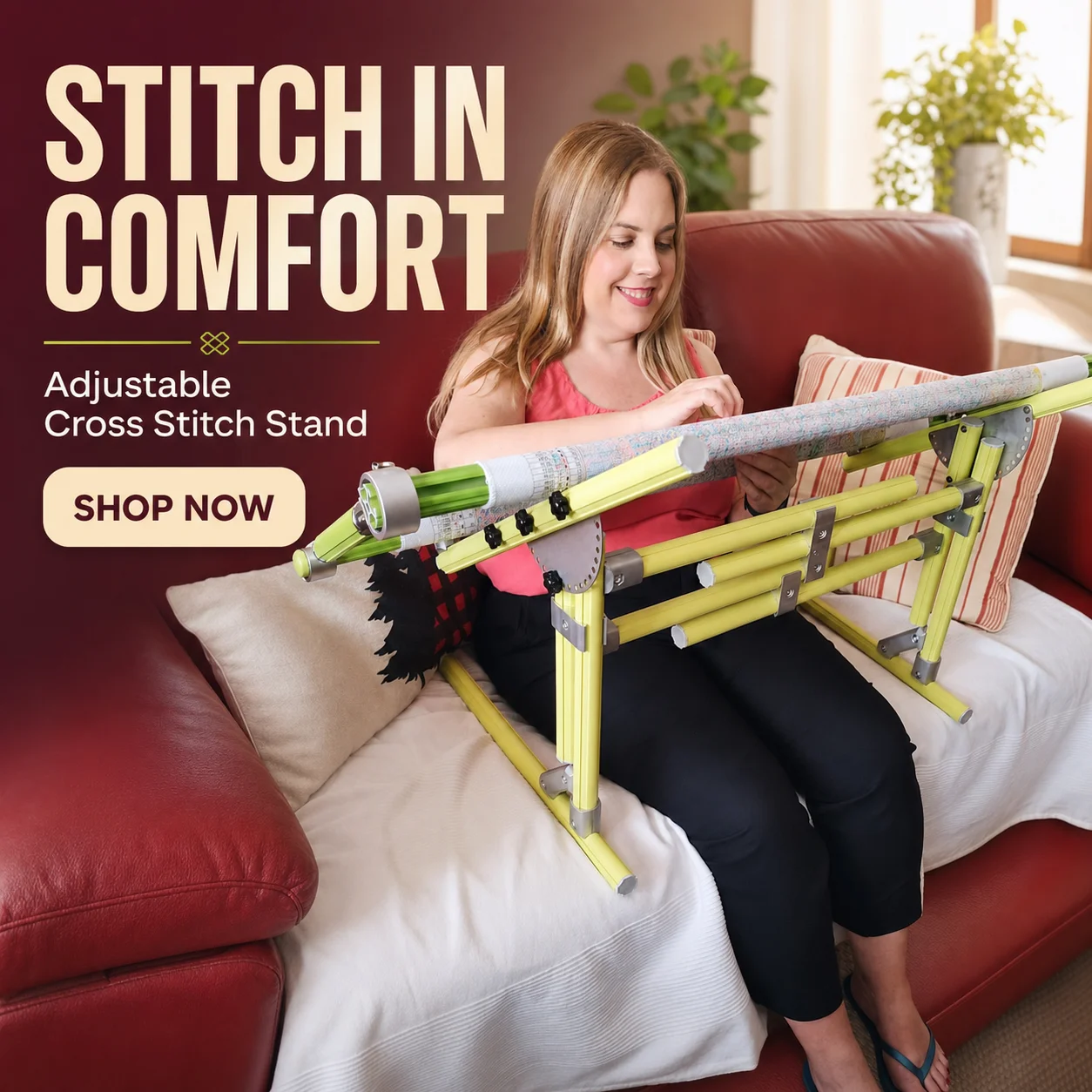 2 in 1, Penyangga Bordir Silan - Embroidery Frame ulasan dan harga