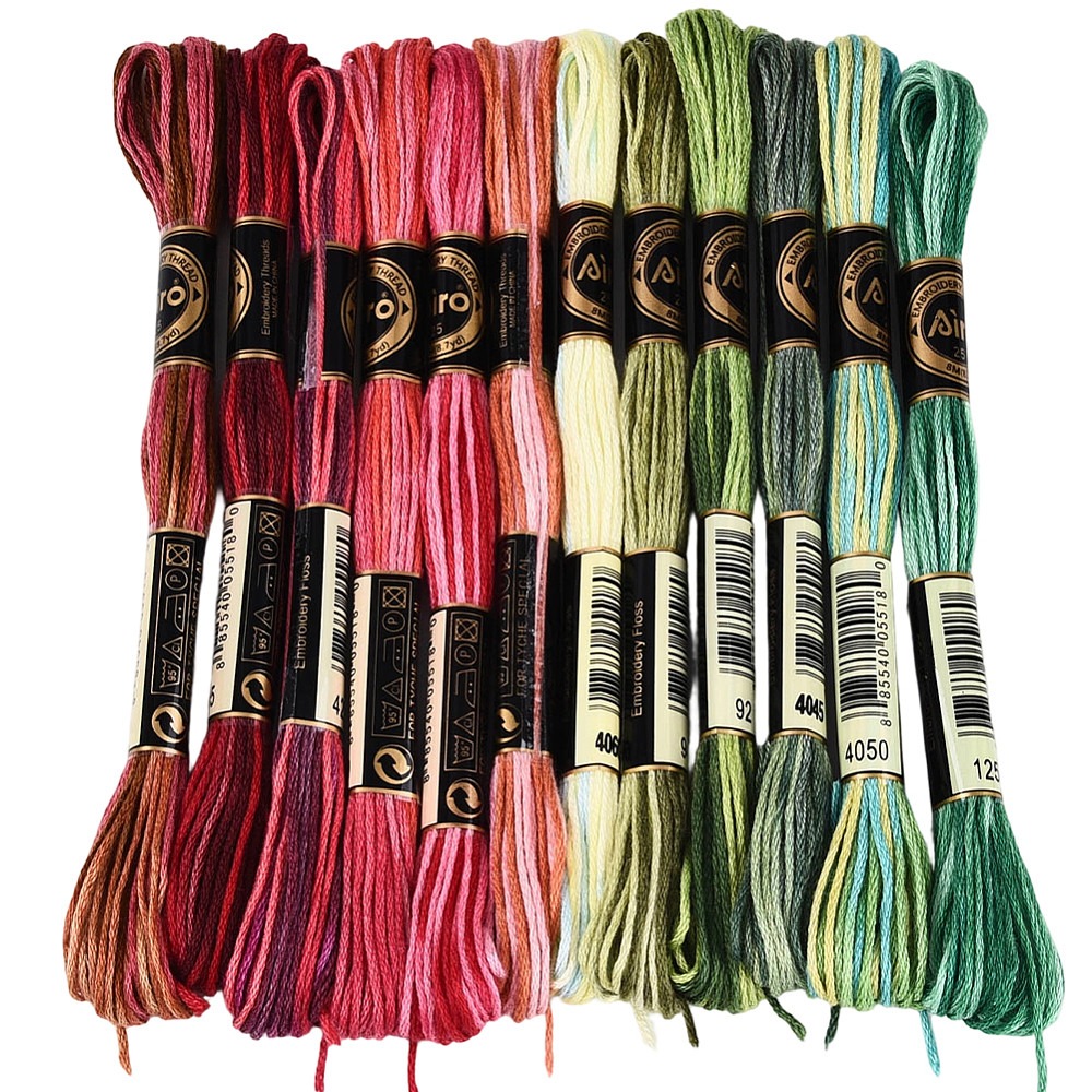 105 Yard Benang Sulam Floss 6  - Embroidery Stitch ulasan dan harga