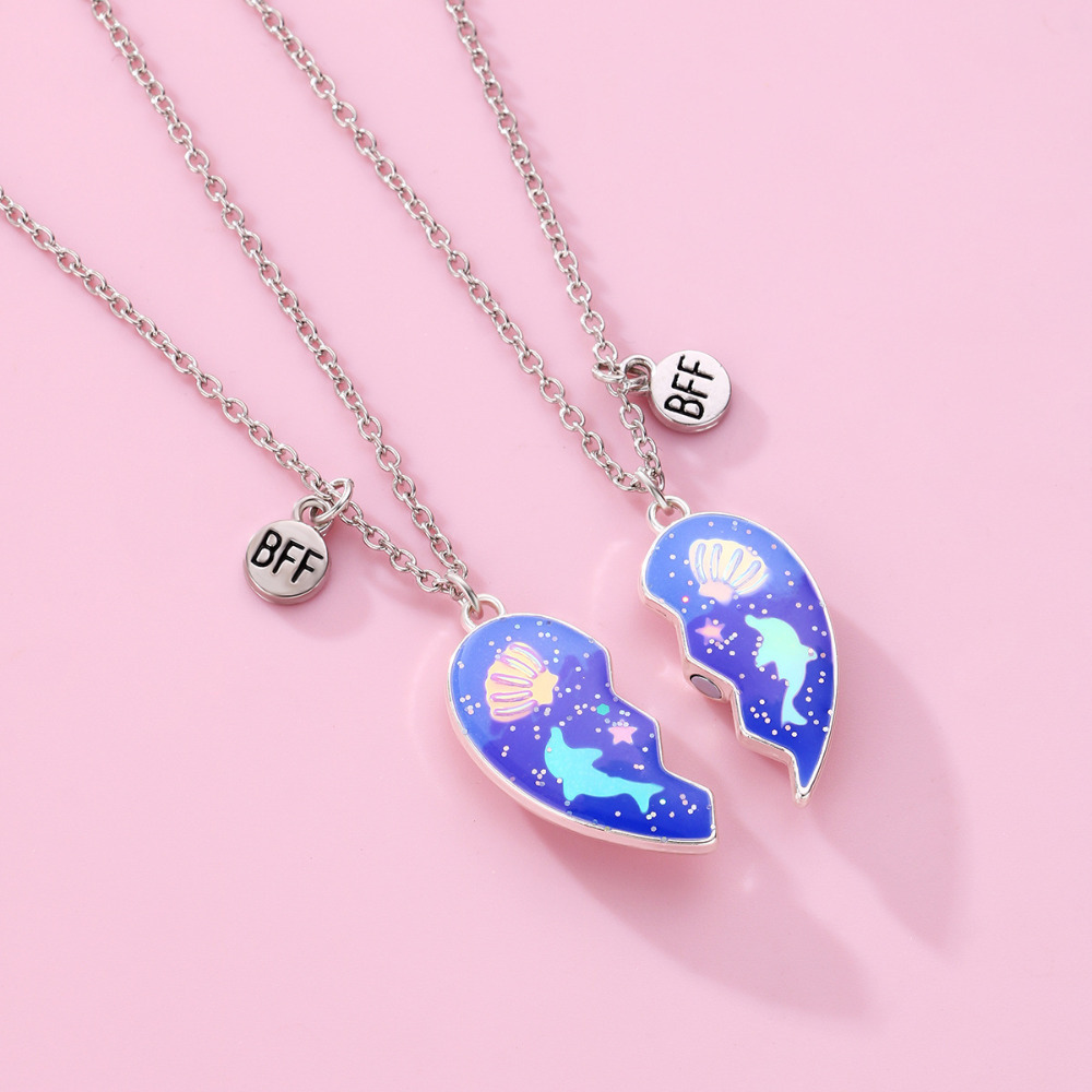 Karsyngirl 2 Buah/Set Kalung B - Embroidery Chain Stitch ulasan dan harga