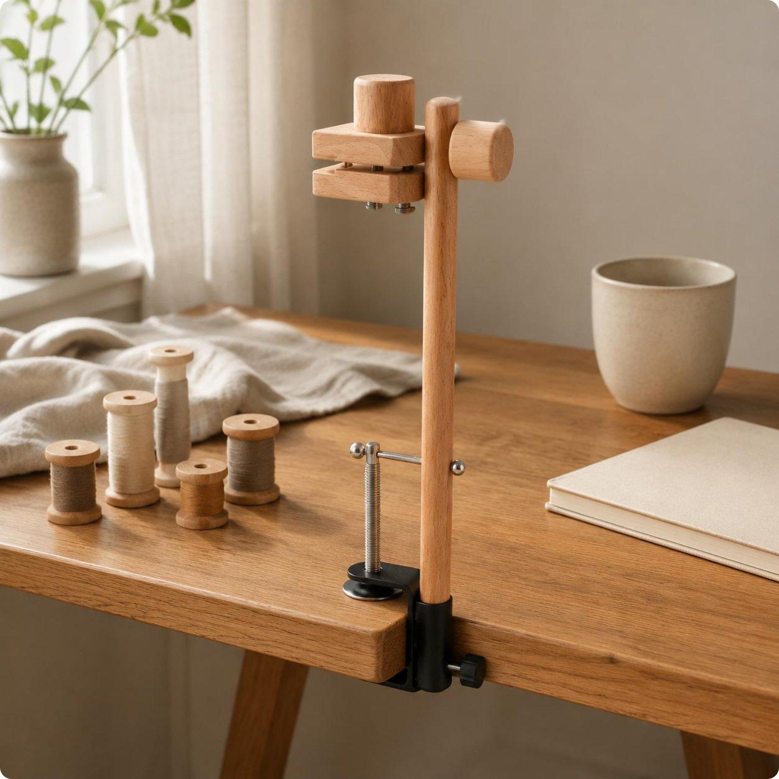 Bingkai Bordir Kayu dengan Pen - Embroidery Frame ulasan dan harga