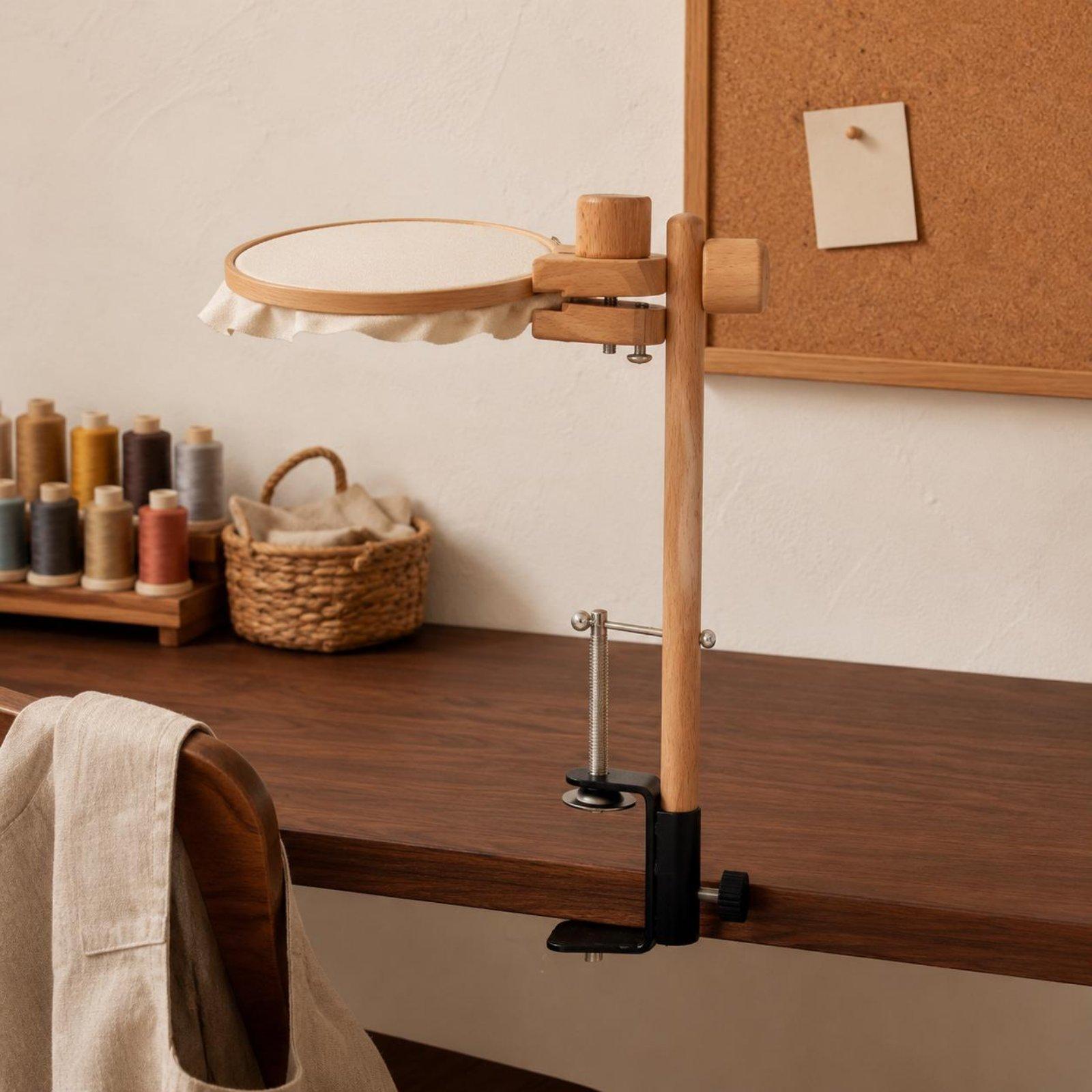Bingkai Bordir Kayu dengan Pen - Embroidery Frame ulasan dan harga