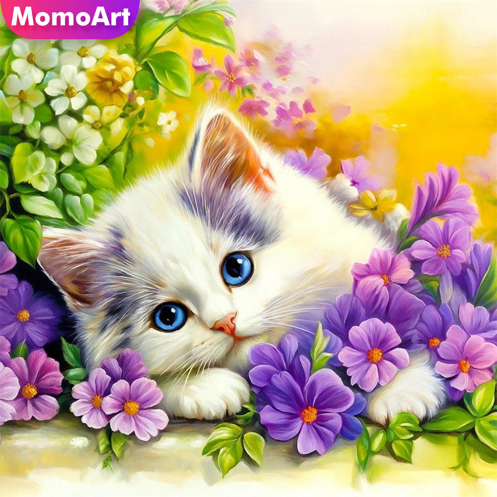 Momoart Kain Bordir Hewan Kuci - Embroidery Design Patterns Flowers ulasan dan harga