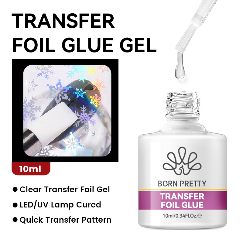 BORN PRETTY Lem Gel Foil 10ML  - Transfer Paper Carbon ulasan dan harga